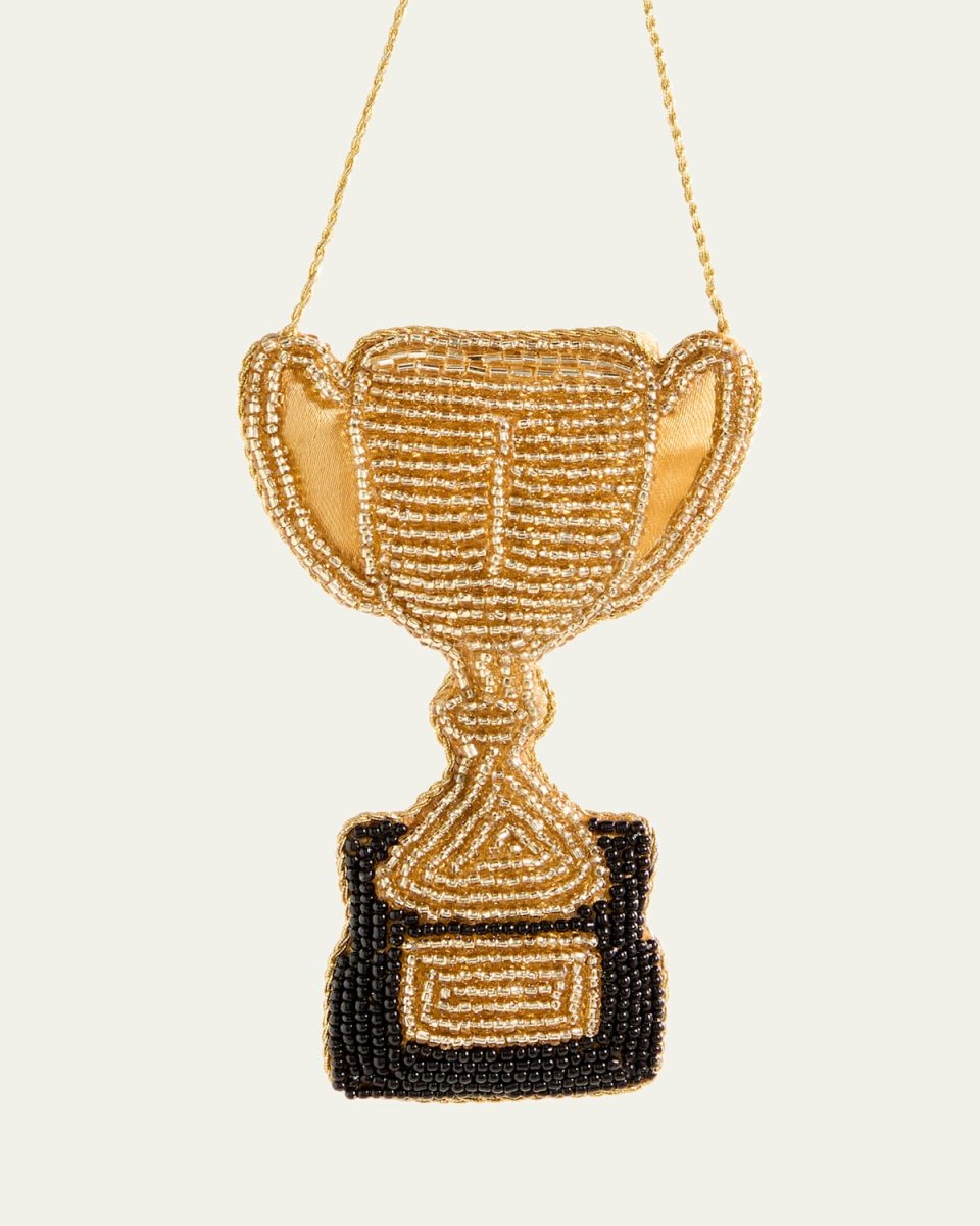 Beaded Trophy Christmas Ornament